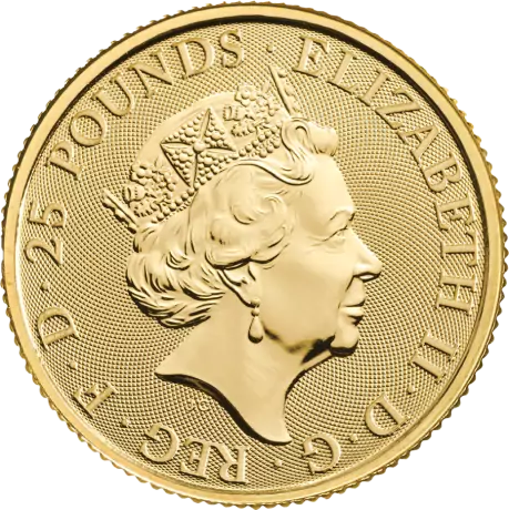 Zlatá minca 1/4 Oz Tudorovské zvieratá Yale of Beaufort | 2023