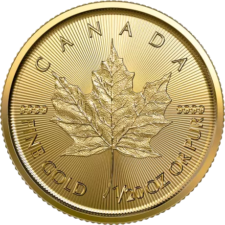 Zlatá minca Maple Leaf 1/20 Oz 2023