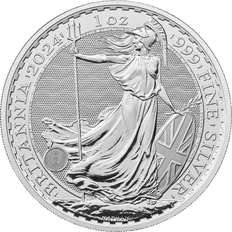Strieborná minca Britannia Charles III 2024, 1 oz