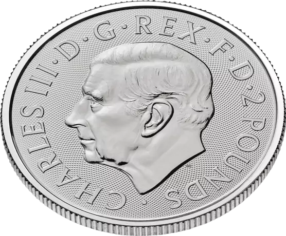 Strieborná minca Britannia Charles III 2024, 1 oz