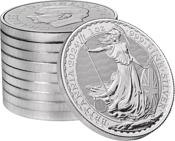 Strieborná minca Britannia Charles III 2024, 1 oz