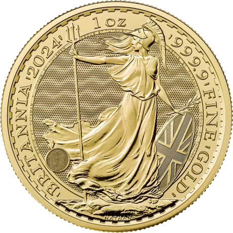 Zlatá minca Britannia Charles III 2024, 1 oz