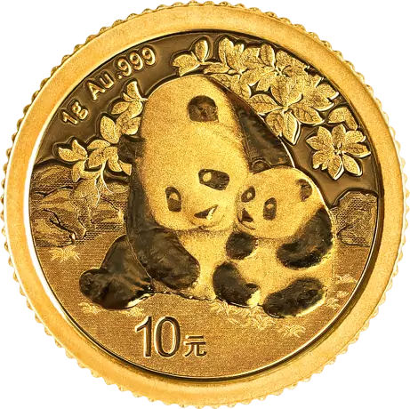 Zlatá minca Panda 1 g - 2024