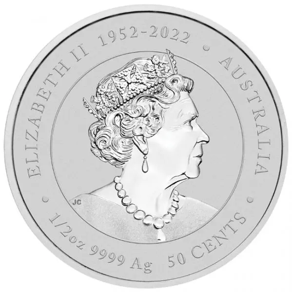 Strieborná minca Lunární série III - Rok Draka 2024, 1/2 oz