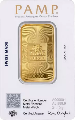 Zlatý zliatok PAMP Suisse, 1 oz