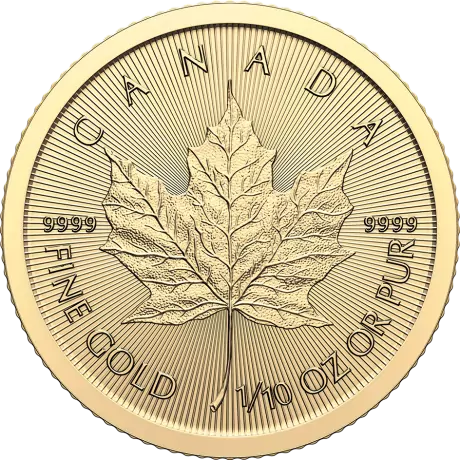 Zlatá minca Maple Leaf 2024, 1/10 oz