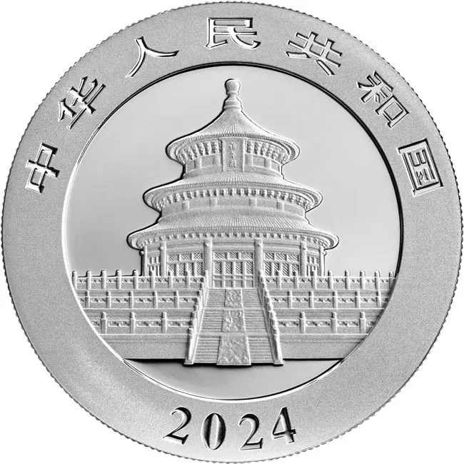 Strieborná minca Panda 30 g 2024
