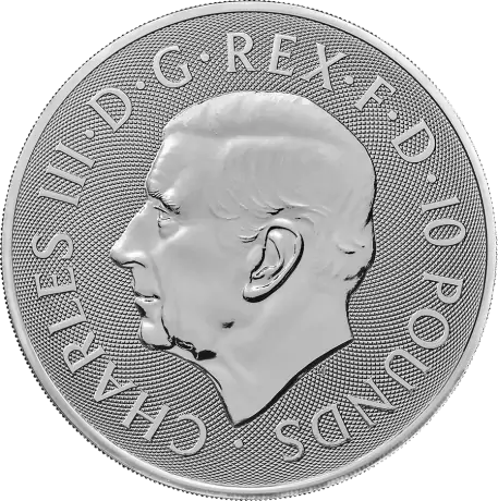 Strieborná mince 10 oz Mýty a legendy krále Artuše 2024