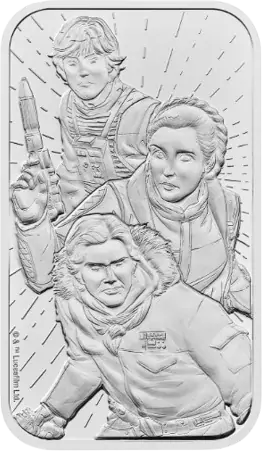 Strieborný zliatokThe Royal Mint, Star Wars Light Side, 1 oz