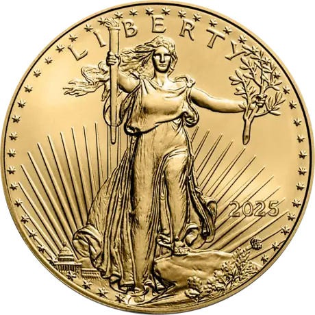 Zlatá minca  American Eagle 2025, 1/4 oz