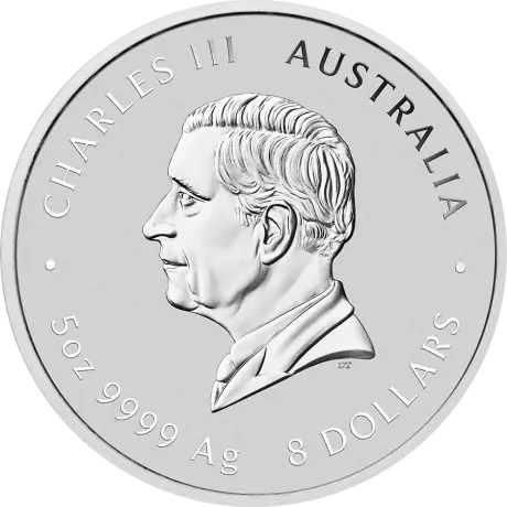 Strieborná minca Lunární série III - Rok Hada 2025, 5 oz