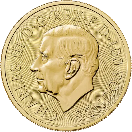 Zlatá minca Sv. Jiří a Drak 2025 - Britská královská mincovna, 1 oz