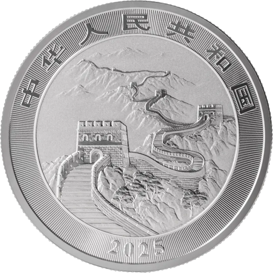 Strieborná minca Čínský drak 2025, 1 oz