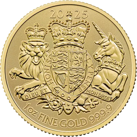 Zlatá investičná minca The Royal Arms (Štátny znak) 2025, 1 oz
