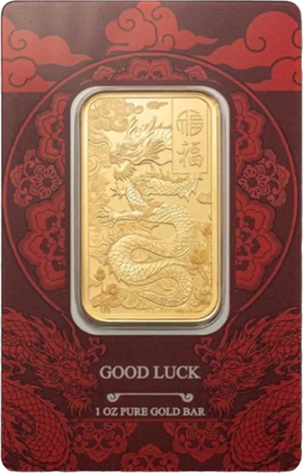 Zlatý zliatok PAMP - Good luck Dragon, 1 oz