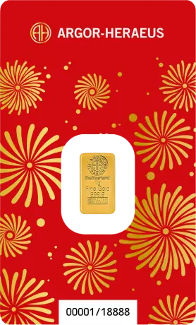 Zlatý zliatok Argor Heraeus - Rok koňa 2026, 1 g 