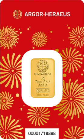 Zlatý zliatok Argor Heraeus - Rok koňa 2026, 5 g