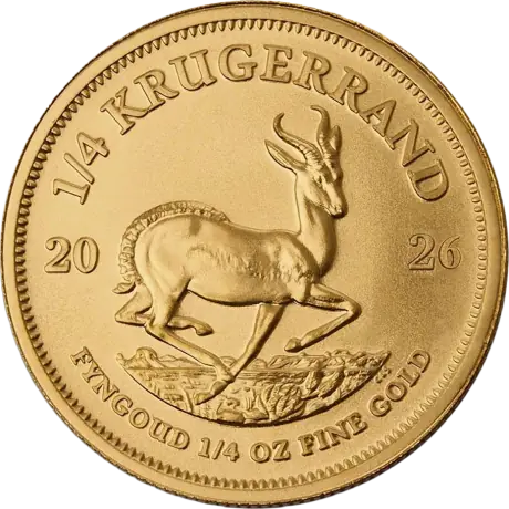 Zlatá minca Krugerrand 2026, 1/4 oz