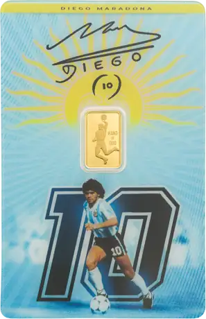 Zlatý zliatok PAMP - Maradona, 1 g