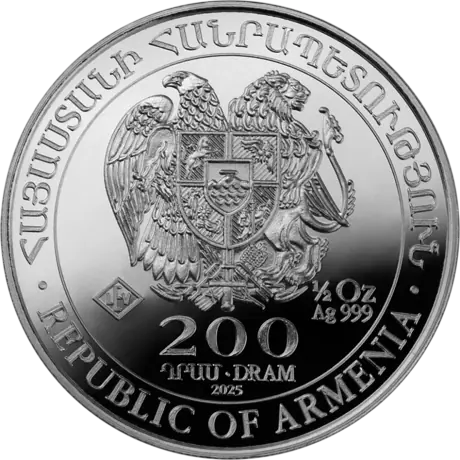 Strieborná minca Noemova archa 2026, 1/2 oz