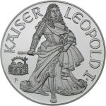 100 Šilinků Stříbrná mince Leopold I. PP