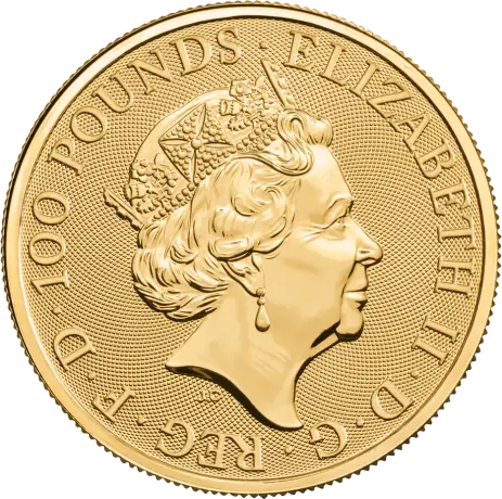 Zlatá minca Kráľovnina zvieratá - Yale of Beaufort 2019, 1 oz