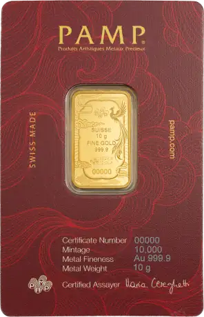 Zlatý zliatok PAMP - Fénix, 10 g