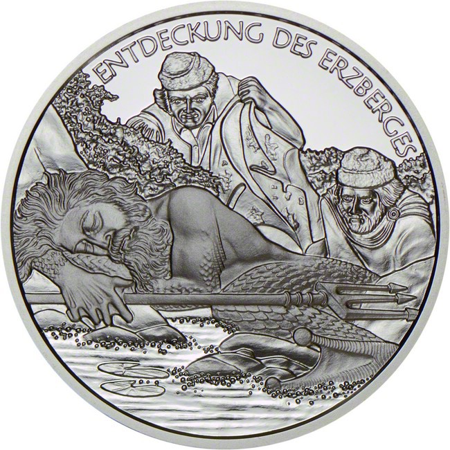 Erzberg ve Štýrsku, stříbrná mince