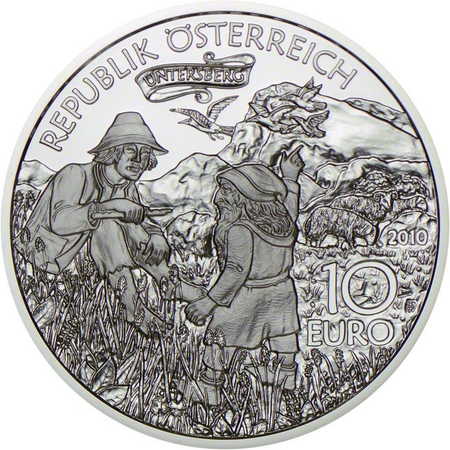 Karel Veliký v Unterbergu, stříbrná mince