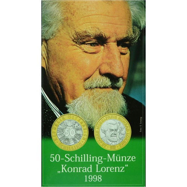 50 Schilling CuNi Konrad Lorenz PN