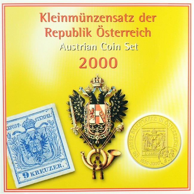36,60 Schilling CuNi Kursset Rakousko: 2000 PN