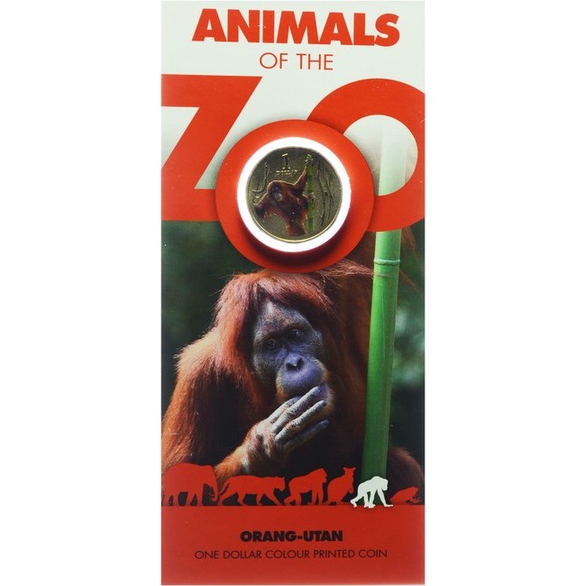 1 dolar Mince Orangutan UN