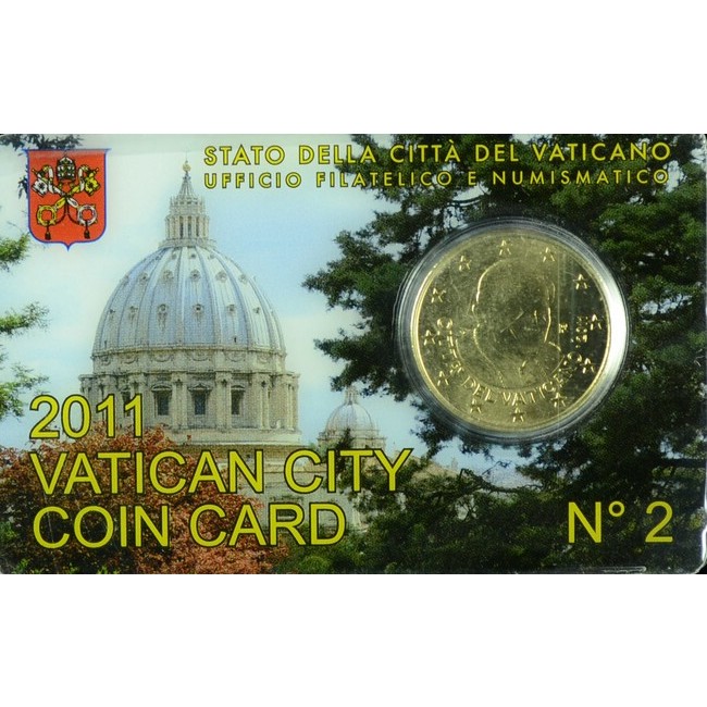 0,5 Euro CuNi Vatikán 2011 UN