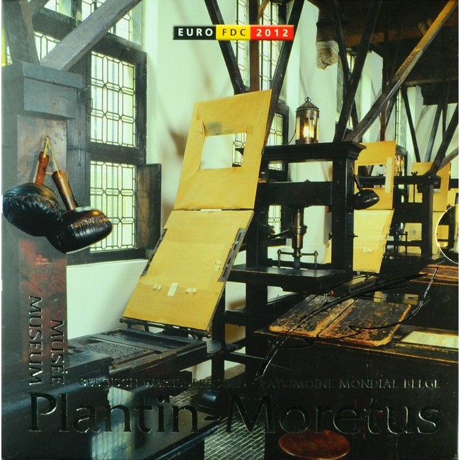 Sada mincí Belgie 2012 - Muzeum Plantin-Moretus, CuNi