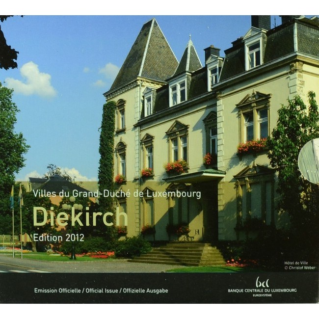 7,88 Euro CuNi kurz set Lucembursko: 2012 - Diekirch OSN