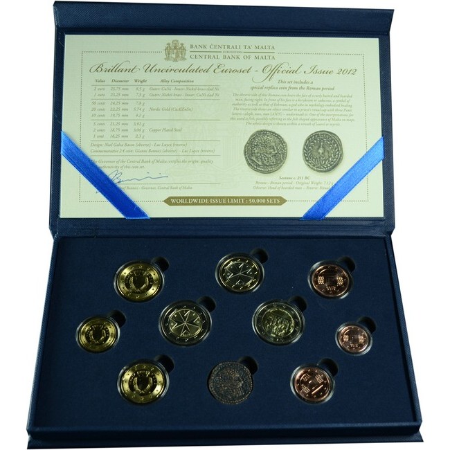 5,88 Euro Speciální sada mincí Malta 2012 UN