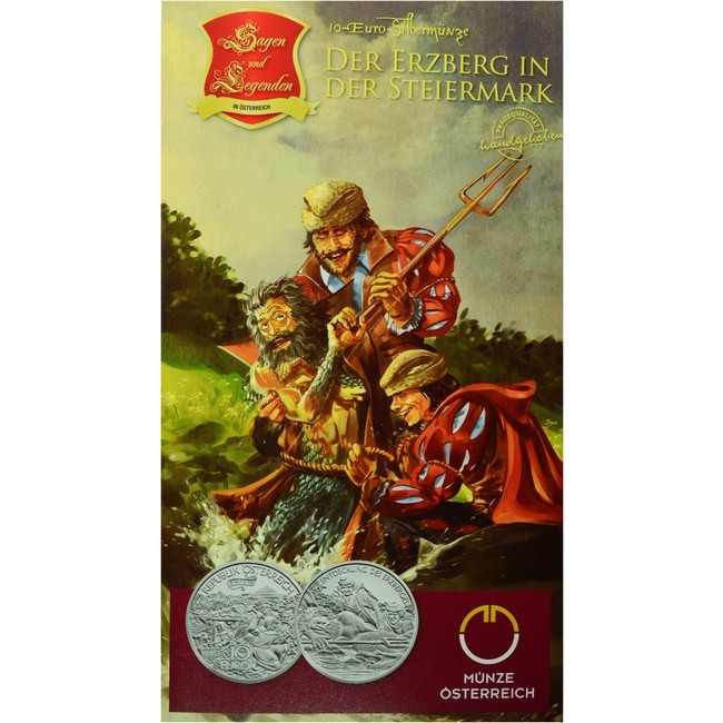 Objev Erzbergu, stříbrná mince