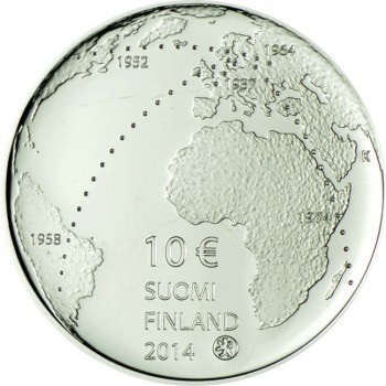 10 Euro Stříbrná mince Ilmari Tapiovaara PP