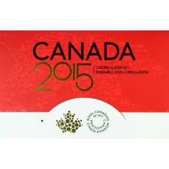3,90 dolar Sada oběžných mincí Kanada 2015 UN