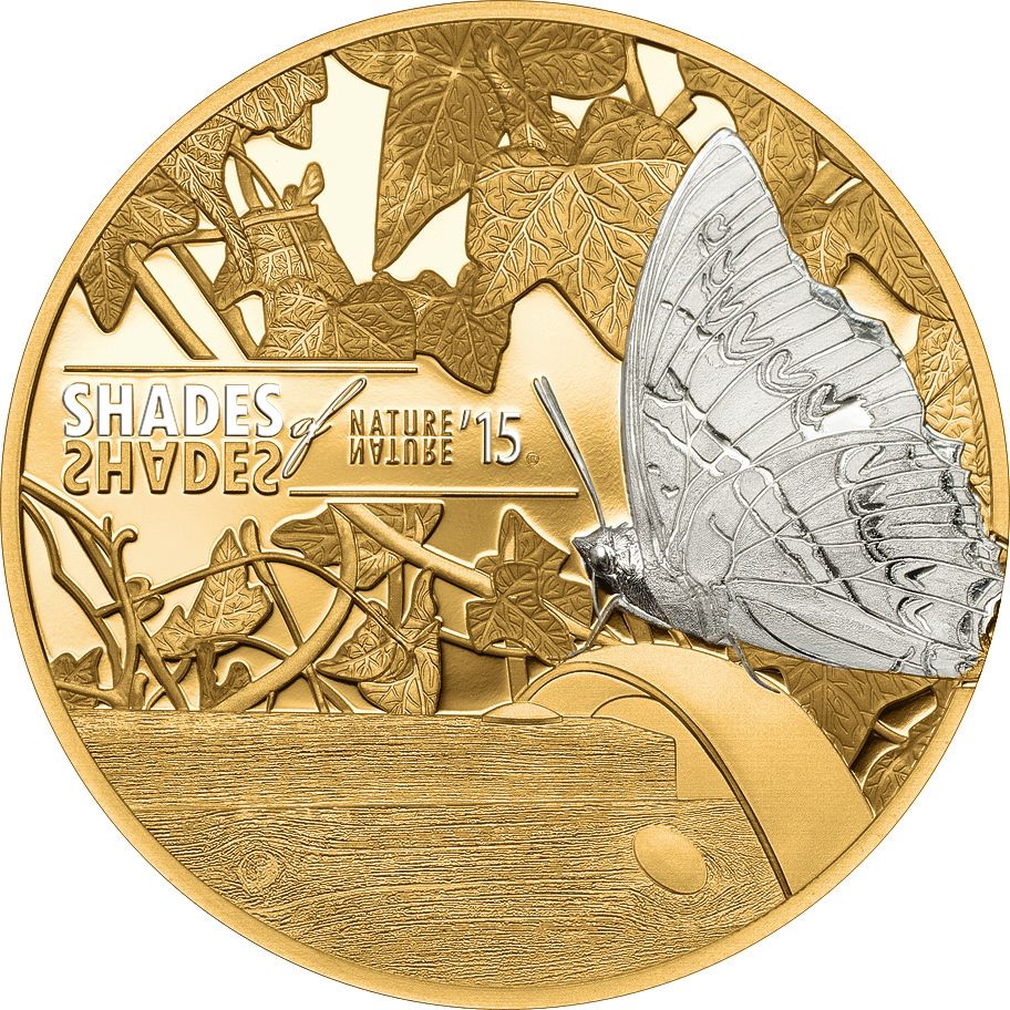 5 dolar Stříbrná mince Odstíny přírody - Motýl PP
