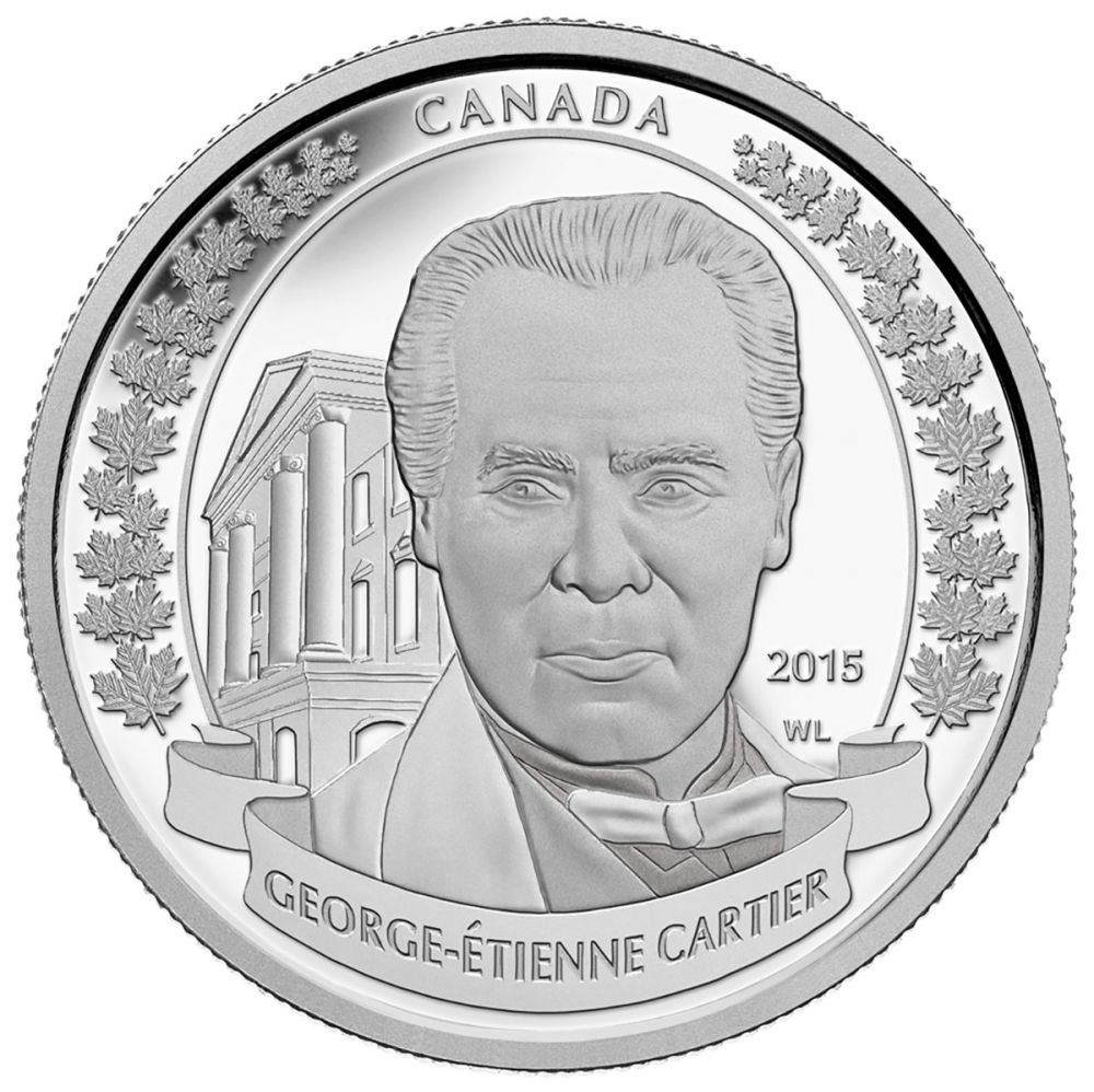 20 dolar Stříbrná mince Sir George-Étienne Cartier PP