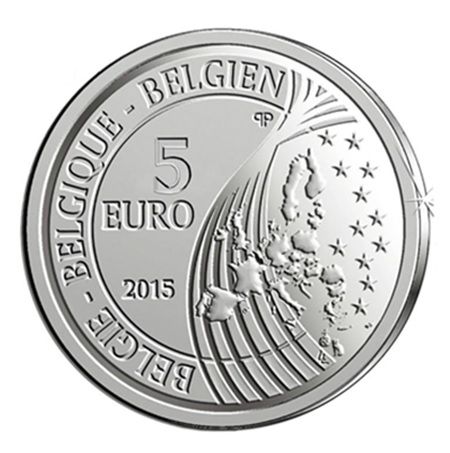 5 Euro Stříbrná mince Marguerite De Riemaecker-Legot PP