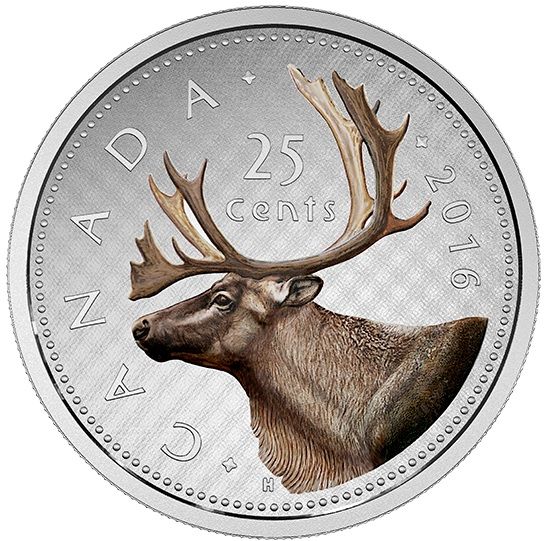 0,25 dolar Stříbrná velká mince - 25 centů PP