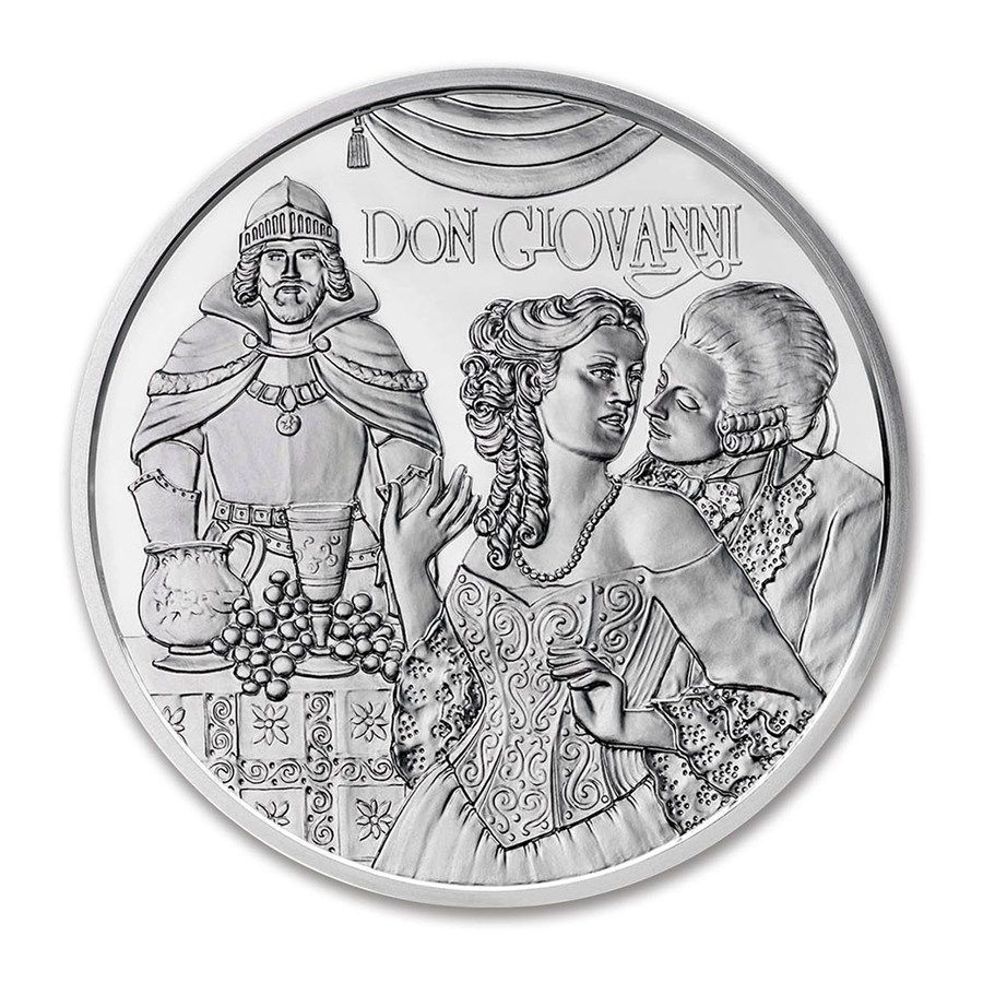 20 Euro Stříbrná mince Mozart - Genius PP