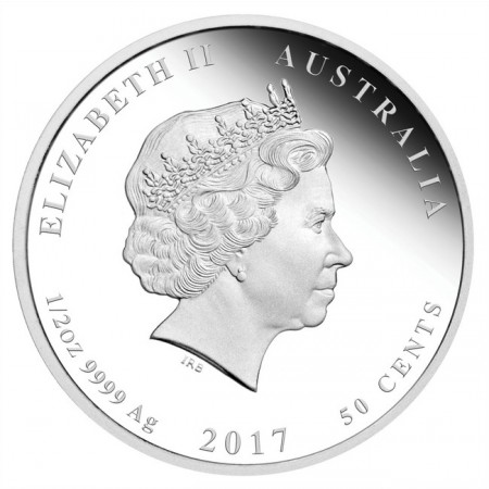 0,50 dolar Stříbrná mince Lunární série Rok Kohouta PP