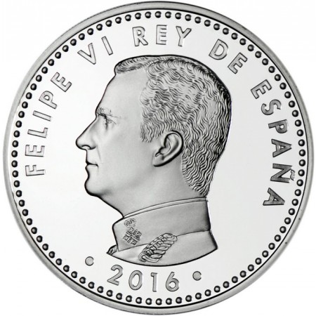 10 Euro Stříbrná mince Cervantes PP