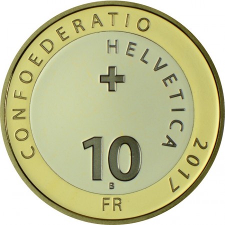 10 frank CuNi Alpínská flóra - Hořec PP