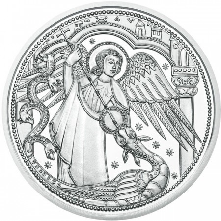 Michael - Anděl strážný, stříbrná mince