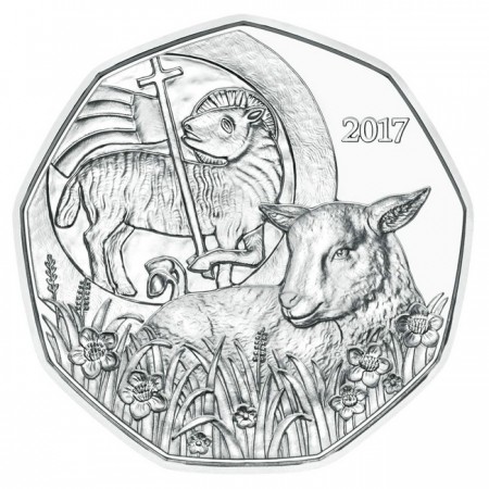 5 Euro Stříbrná mince Velikonoční beránek