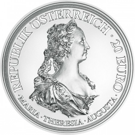20 Euro Stříbrná mince Statečnost a odhodlání